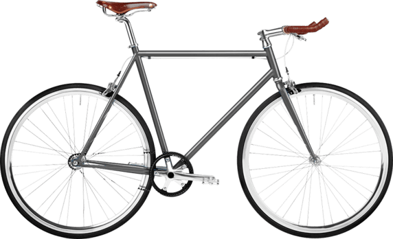 grey bike